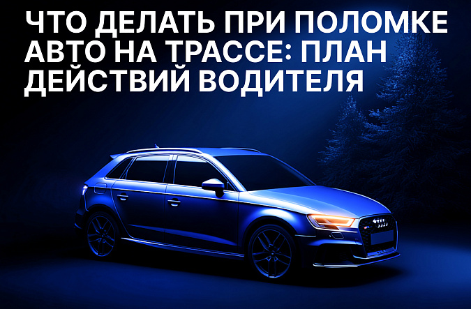 Что делать при поломке авто на трассе: план действий водителя